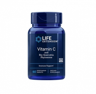 Life Extension Vitamin C & Bio-Quercetin Phytosome 1000mg 60 φυτικές κάψουλες