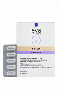 Intermed Eva Intima Disorders Προβιοτικά Biolact Capsules 20 κάψουλες
