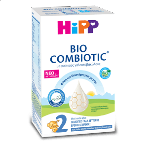 Hipp Γάλα σε Σκόνη Bio Combiotic 2 6m+ Χωρίς Άμυλο 600gr χωρίς Γλουτένη