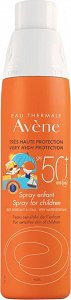 Avene Αδιάβροχο Παιδικό Αντηλιακό Spray Eau Thermale για Πρόσωπο & Σώμα SPF50+ 200ml