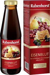 Rabenhorst Χυμός Plus Φρούτα με Σίδηρο 450ml