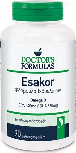 Doctor's Formulas Esakor Ιχθυέλαιο 90 μαλακές κάψουλες