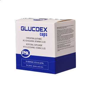 PSK Glucoex Συμπλήρωμα για την Υγεία των Αρθρώσεων 60 κάψουλες