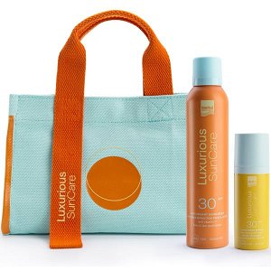 Intermed Promo Pack Luxurious Sun Care Αντηλιακός Ορός Προσώπου Spf 30 50ml Antioxidant Sunscreen Invisible Αντηλιακό Spray Πρόσωπο & Σώμα Spf 30 200ml