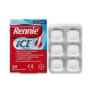 Bayer Rennie Ice 24 Chew Tabs