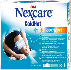 Nexcare Comfort Επίθεμα Gel Κρυοθεραπείας/ Θερμοθεραπείας για το Γόνατο 26x11cm 1τμχ