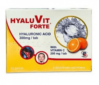 Medichrom Hyaluvit Forte 300mg Συμπλήρωμα για την Υγεία Αρθρώσεων & Οστών 30 ταμπλέτες