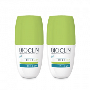 Bioclin Deo Αποσμητικό 24h σε Roll-On με Ξυλιτόλη και Βιταμίνη Ε 2x50ml