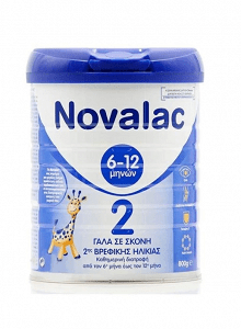 Novalac Γάλα σε Σκόνη 2 για 6+ Μηνών 800gr