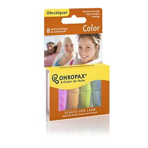 Ohropax Color Ωτοασπίδες 4τμχ Πολύχρωμες