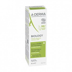 A-Derma Dermatological Light Cream Hydrating Biology 40ml 