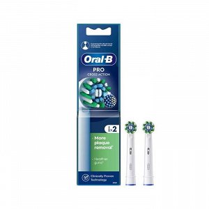 Oral-B Pro CrossAction Ανταλλακτικές Κεφαλές για Ηλεκτρική Οδοντόβουρτσα 2τμχ