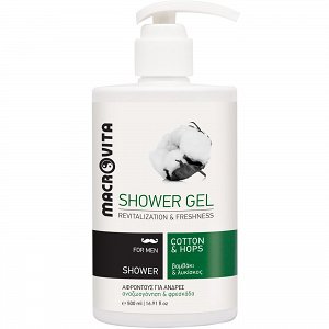 Macrovita Revitalization & Fresness Αφρόλουτρο σε Gel για Άνδρες 500ml