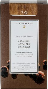 Korres Argan Oil Advanced Colorant 7.0 Ξανθό Φυσικό 50ml
