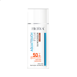 Froika Aquatouch Fluid Tinted SPF 50+ Εξαιρετικά Λεπτόρρευστο Αντηλιακό Υψηλής Προστασίας Mε Χρώμα 50mL