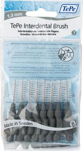 TePe Original Μεσοδόντια Βουρτσάκια 1.3mm Γκρι 8τμχ