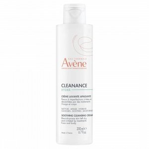 Avene Κρέμα Καθαρισμού Cleanance Hydra Soothing Cleansing για Λιπαρές Επιδερμίδες 200ml
