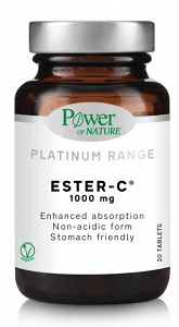 Power of Nature Platinum Range Ester-C 500mg 50 ταμπλέτες