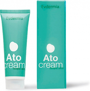 Evdermia Ato Cream Atopic Skin 24ωρη Ενυδατική Κρέμα Προσώπου με Υαλουρονικό Οξύ για Ευαίσθητες Επιδερμίδες 50ml