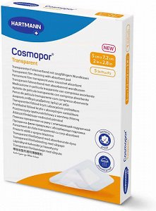 Hartmann Cosmopor  Διαφανές Επίθεμα Με Απορροφητική Στρώση 5x7,2cm 5τμχ
