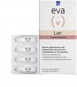 Intermed Eva Constipation Lax Υπόθετα 10τμχ