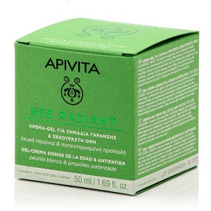 Apivita Bee Radiant White Peony & Patented Propolis Light Κρέμα Προσώπου Ημέρας για Ενυδάτωση & Αντιγήρανση με Υαλουρονικό Οξύ 50ml
