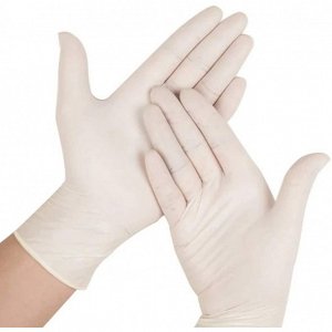Γάντια Latex Medium Χωρίς Πούδρα,  100τμχ