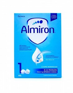 Nutricia Γάλα σε Σκόνη Almiron 1 0m+ 600gr