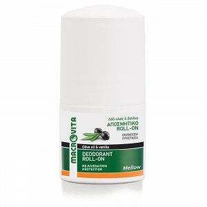 Macrovita Deodorant Roll-on Mellow Olive Oil & Vanilla Αποσμητικό Roll-on 50ml