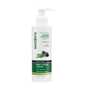 Macrovita Λοσιόν σώματος natural με λάδι ελιάς & μολόχα 200ml