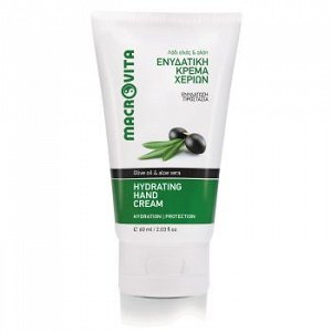 Macrovita Olive Oil & Aloe Vera Ενυδατική Κρέμα Χεριών 60ml