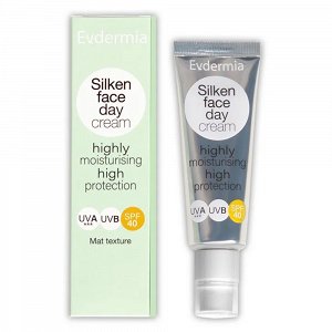 Evdermia Silken Day Cream Αντηλιακή Κρέμα Προσώπου SPF40 50ml