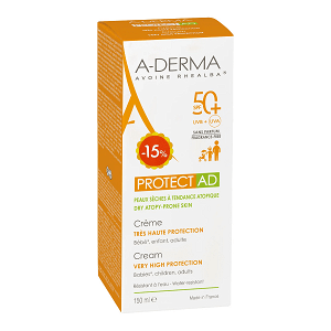 A-Derma Protect AD Cream Very High Protection Spf50+, 150ml