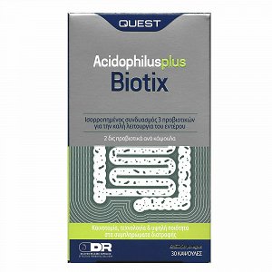 Quest Biotix Acidophilus Plus Προβιοτικά 30 κάψουλες