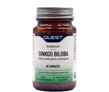 Quest Ginkgo Biloba 150mg Extract 60 ταμπλέτες