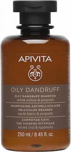 Apivita Oily Dandruff Shampoo - Σαμπουάν Κατά Της Λιπαρής Πιτυρίδας 250ml