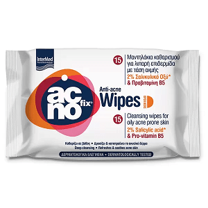 Intermed Αcnofix Wipes Μαντηλάκια Κατά Της Ακμής, 15τμχ