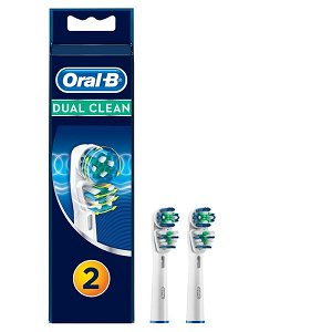OralB Dual Clean Ανταλλακτικά Βουρτσάκια, 2 τμχ