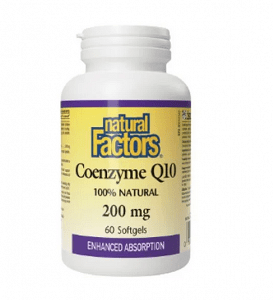 Natural Factors Coenzyme Q10 200mg 60 μαλακές κάψουλες