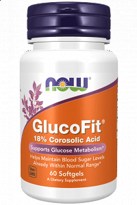 Now Foods Glucofit Corosolic Acid 60 μαλακές κάψουλες
