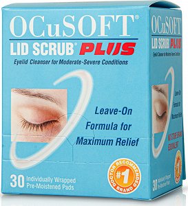 Ocusoft Eyelid Cleanser Pads Μαντηλάκια Καθαρισμού Βλεφάρων 30τμχ