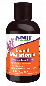 Now Foods Melatonin 3 mg Liquid Συμπλήρωμα για τον Ύπνο 59ml