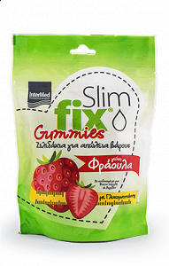 Intermed Slim Fix Gummies Ζελεδάκια για Απώλεια Βάρους με Γεύση Φράουλα 210g