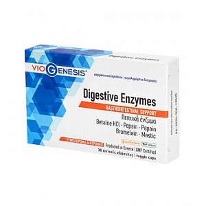 Viogenesis Digestive Enzymes 30 κάψουλες