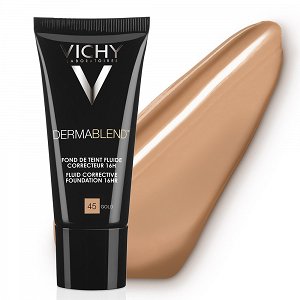 Vichy Demablend Fluid Corrective Foundation 16HR - 45 Gold, 30ml