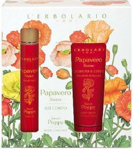 L' Erbolario Papavero Sweet Poppy Perfume 15ml & Body Cream 75ml