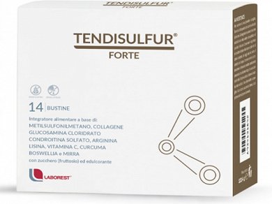 Laborest Tendisulfur Forte Gluten Free Συμπλήρωμα για την Υγεία των Αρθρώσεων 14 φακελίσκοι