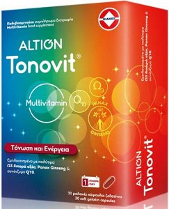 Altion Tonovit Πολυβιταμίνη για Ενέργεια & Ενίσχυση του Ανοσοποιητικού 30 κάψουλες
