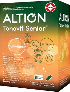 Altion Tonovit Πολυβιταμίνη για Ενέργεια κατάλληλη για ενήλικες 50+ 30 κάψουλες