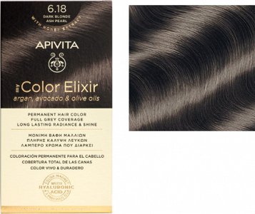 Apivita My Color Elixir 6.18 Ξανθό Σκούρο Σαντρέ Περλέ 125ml